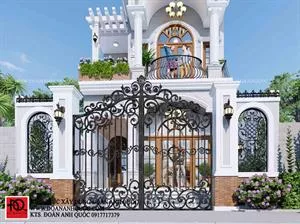 Thi công trọn gói mẫu nhà mái thái 2 tầng 6x14m tại Phan Thiết